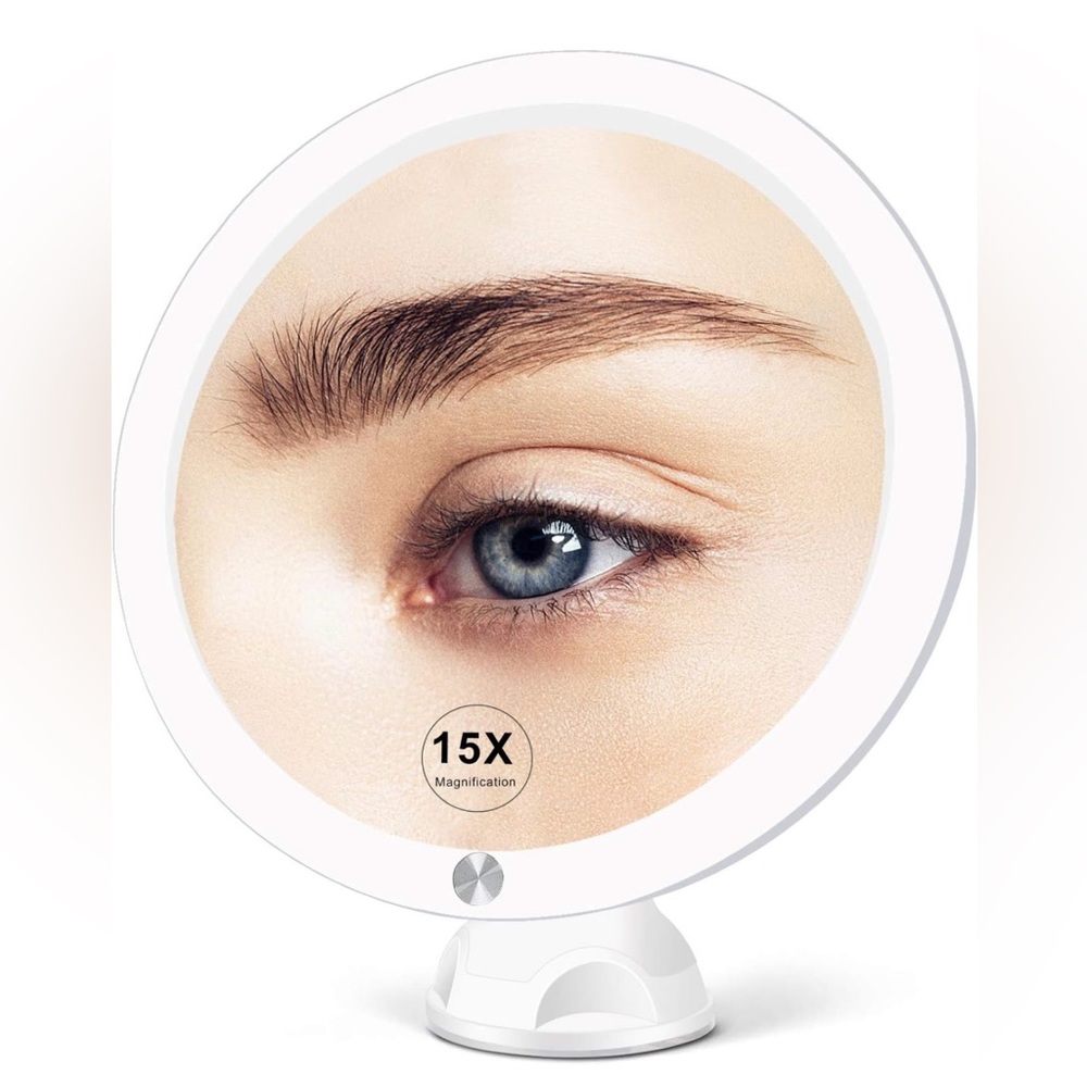 Magnifying Mirror with LED Light